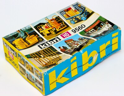 HO Scale Kibri B-9560 Station Luggage Carts & Trailer Unassembled