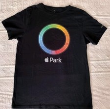 Apple Park Visitor Center Infinity Loop Apple Park T-Shirt Black Rainbow Size M