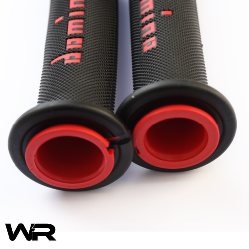 Domino Handlebar Grips Red/Black for Honda CBR600RR CBR900RR CBR1000RR