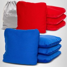 Regulation Dual Sided Cornhole Bean Bags Slide and Stop Tournament Game Set