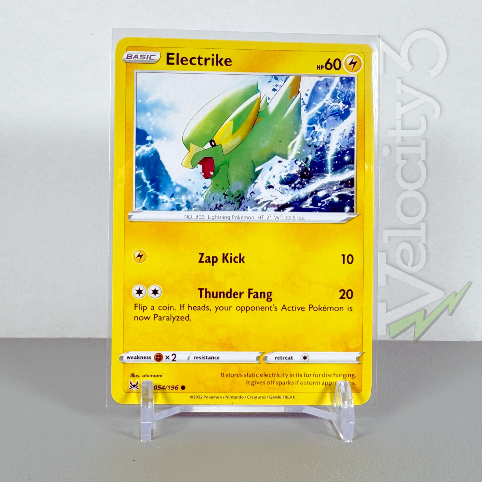 Pokemon TCG Card - Electrike 54 /196 Common | 2022 Lost Origin | NM/Mint