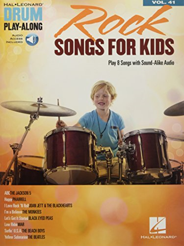 Rock Songs for Kids: Drum Play-Along Volume 41 (Hal Leonard Drum... - Various