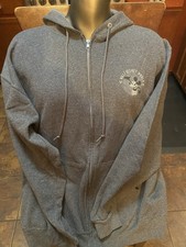 Disney Parks Walt Disney World Two Sided Grey Mickey Mouse Full Zip Hoodie XL
