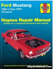 1964-1973 Ford Mustang V8 Haynes Auto Repair Manual : H36048