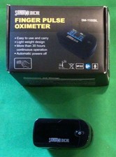 Santamedical Black Pulsoksymetr OLED Czujnik nasycenia tlenem palca