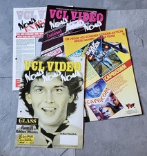 VHS Videoprospekte (VCL Video) 4 Stück A4 ge...