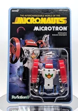Super 7 Reaction+  Micronauts MICROTRON 3.75 inch O-ring Action Figure!!