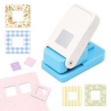 Mini Craft Hole Punch Set Paper Scrapbooking 2 Inch Square Shape DIY