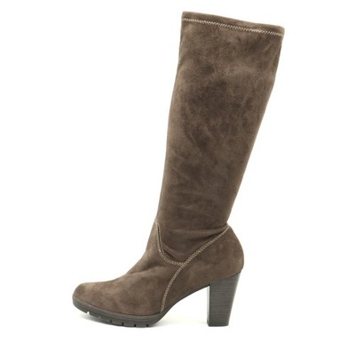 Tamaris Damen 25412 Stiefel Braun Wildleder Kniehoch City Kniehohe EU 40