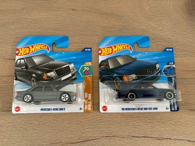 Hot Wheels Mercedes-Benz 560 SEC AMG & Mercedes-Benz 500 E  NEU / OVP / TOP