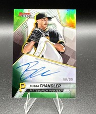 Bubba Chandler Auto 2025 Bowmans Best Green Refractor #/99