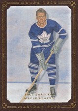 2008/09 Upper Deck Masterpieces Bill Barilko Brown Border #4