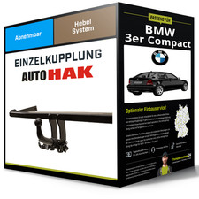 Abnehmbare Anhängerkupplung für BMW 3er Compact 06.2001-02.2005 Typ E46 Auto Hak