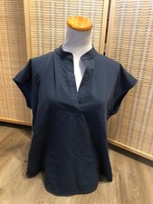 Women's FIGS Nursing Scrubs Scrub Top Medium M PO 1738 Dark Harbor H591