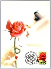 Canada 2014 Red Rose FDC Maxi Card w/Pictorial Cancel