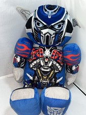 Build A Bear Transformers Optimus Prime Autobots Bear Plush 18 Inches