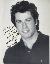 JOHN TRAVOLTA VINTAGE SIGNED PHOTO 1989 THE EXPERTS JOHN TRAVOLTA VINTAGE SIGNED PHOTO 1989 THE EXPERTS