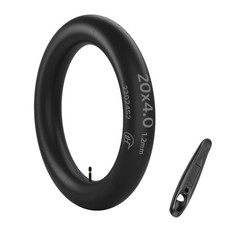 20x4 Fat Bike Inner Tubes with Schrader Valve, 20x4.0 20 4.0, black