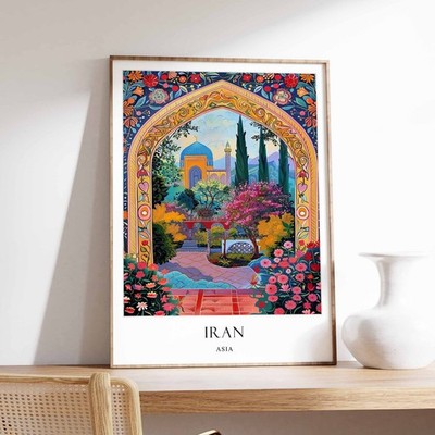 9_Iran Poster, Islamisches Dekor, Islamische Kunst, Nahostkunst, Iran Geschenk, Iran T