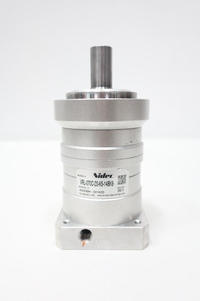 Nidec VRL-070C-20-K5-14BK9 Planetary Gear Reducer | eBay