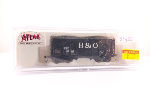 Tren Atlas 41148 escala N Baltimore y Ohio 55 toneladas Fishbelly Hopper B & O 3669 | Condition: Used