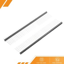 30Pcs 2.54mm Pitch 40-Pin 16mm Length Single Row Straight Connector Header Strip