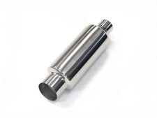 Obx Stainless Muffler Bomber Series Slant Cut Tip 3.0 B3 Universal Fit