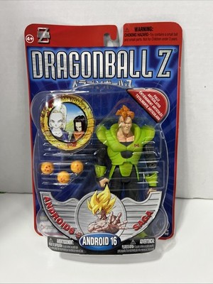 Dragonball Z Android 16 Android Saga Irwin Toy 2001 Exclusive Silver New