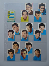 WM 66  Sicker Verlag  Uruguay  15 Bilder + Wappen guter Zustand (geklebt)
