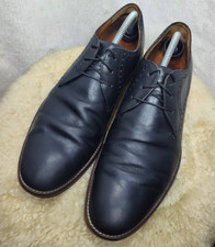 JOHNSTON MURPHY MENS DRESS SHOE LEATHER OXFORDS PLAIN TOE SIZE10.5 BLACK