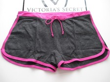 VICTORIA'S SECRET PINK Cotton Boyshort Panty S M L XL Charcoal Gray FREE SHIP 4 