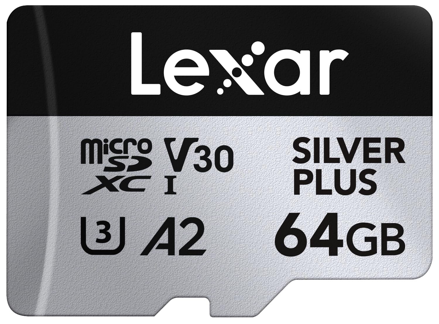 Lexar Silver Plus Micro SD-kaart 64 ГБ Microsdxc TF-kaart скорость передачи данных 205 МБс 3190₽