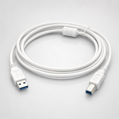 USB 2.0 A-B Lead Compatible With Canon LBP-558I 1.5m White