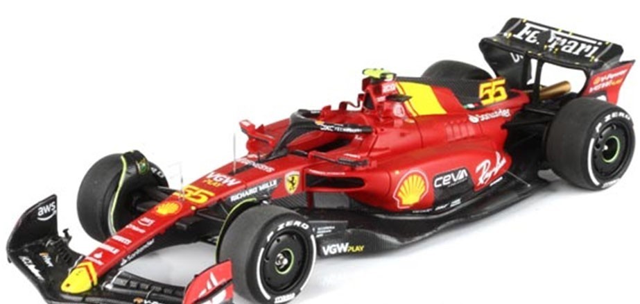 BBR PBBR231875 1/18 Ferrari SF-23 #55 Carlos Sainz Italian Gp 2023 Modelo Coche
