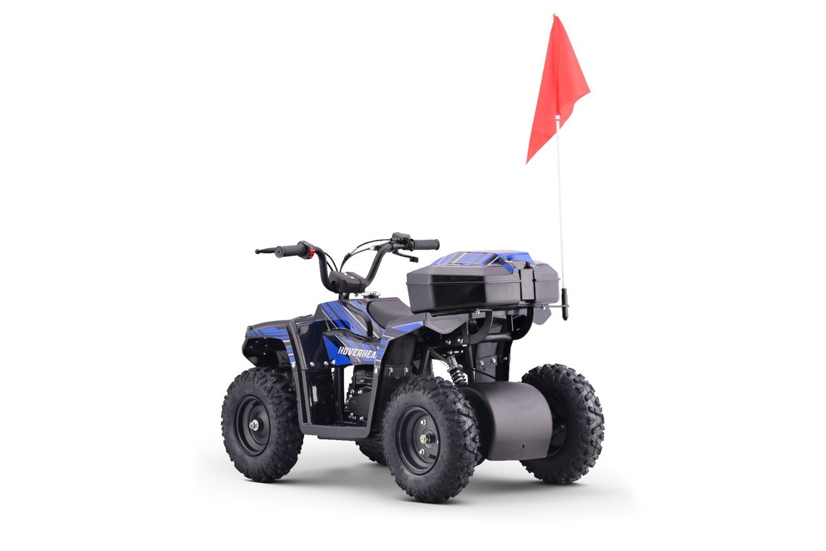 ✳︎4kidsmam✳︎ Kids 40CC Blue Gas Powered Ride-On ATV Quad – 4 Wheeler Toy