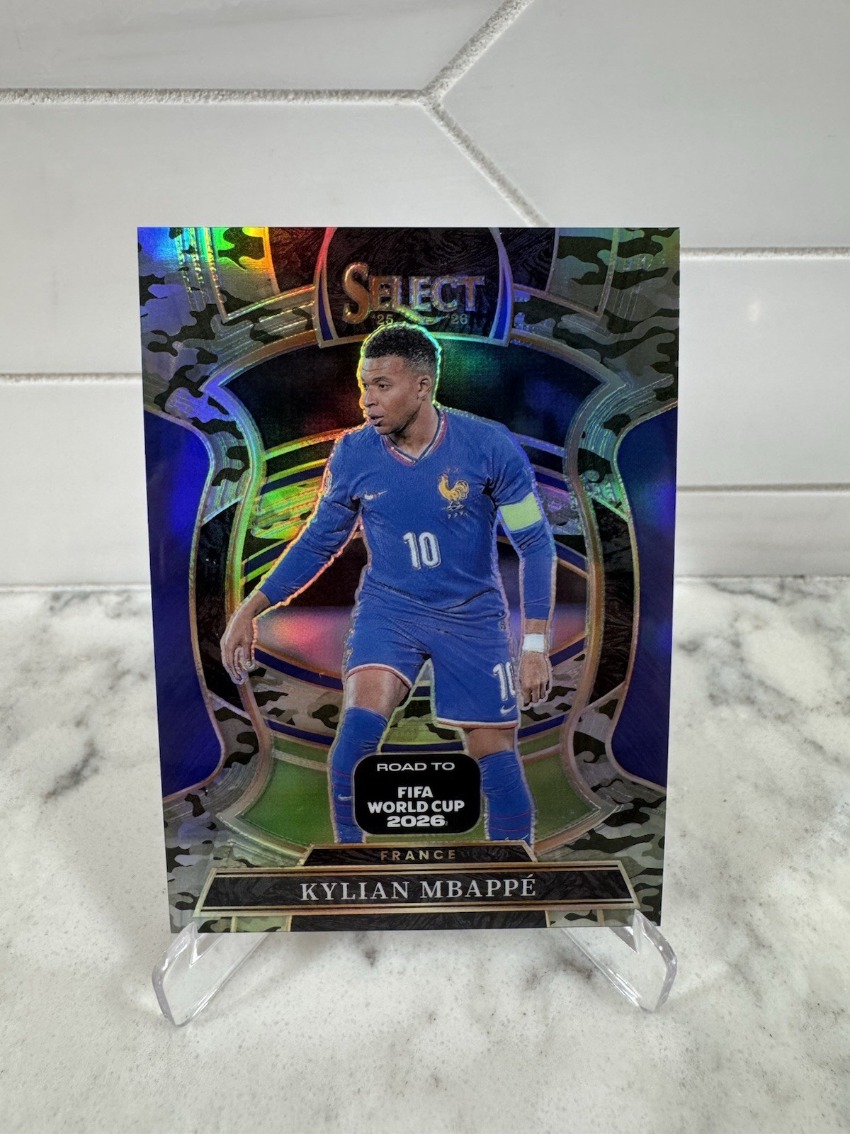 2025-26 Select To World Cup Kylian Mbappé Camo /199 France