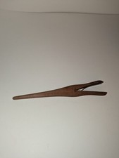 Vintage Antique Wooden Glove Stretcher Varnished Unsigned Hinged