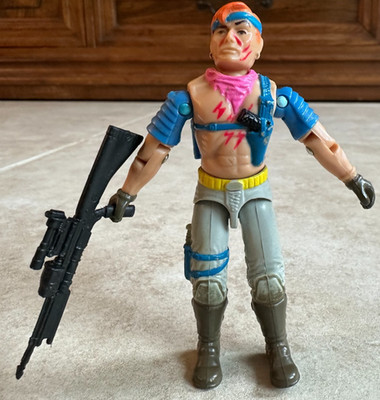 Vintage 1986 GI Joe Dreadnok Zandar Figure 100% Complete Hasbro ARAH