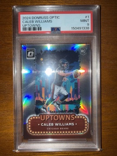 2024 Panini Donruss Optic - Uptowns Caleb Williams #1 (RC) PSA 9