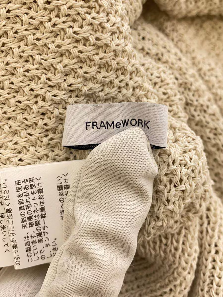FRAMeWORK Cardigan (Lightweight) Polyester, Cream… - image 3