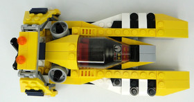 LEGO CREATOR Yellow Racers 31023 Complete Boat Formula 1 Car Helicopter Manuals