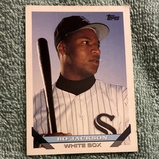 Topps 1993 Bo Jackson Chicago White Sox Base Set #400 MLB Baseball Card