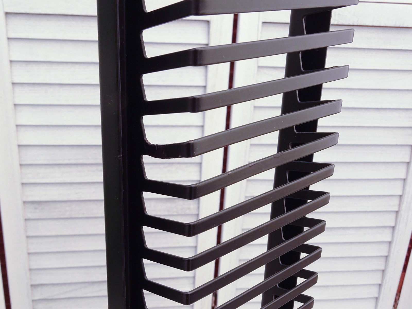 Vintage Atlantic Les Paul Guitar Shaped Music CD Holder Tower Rack 50” Rare