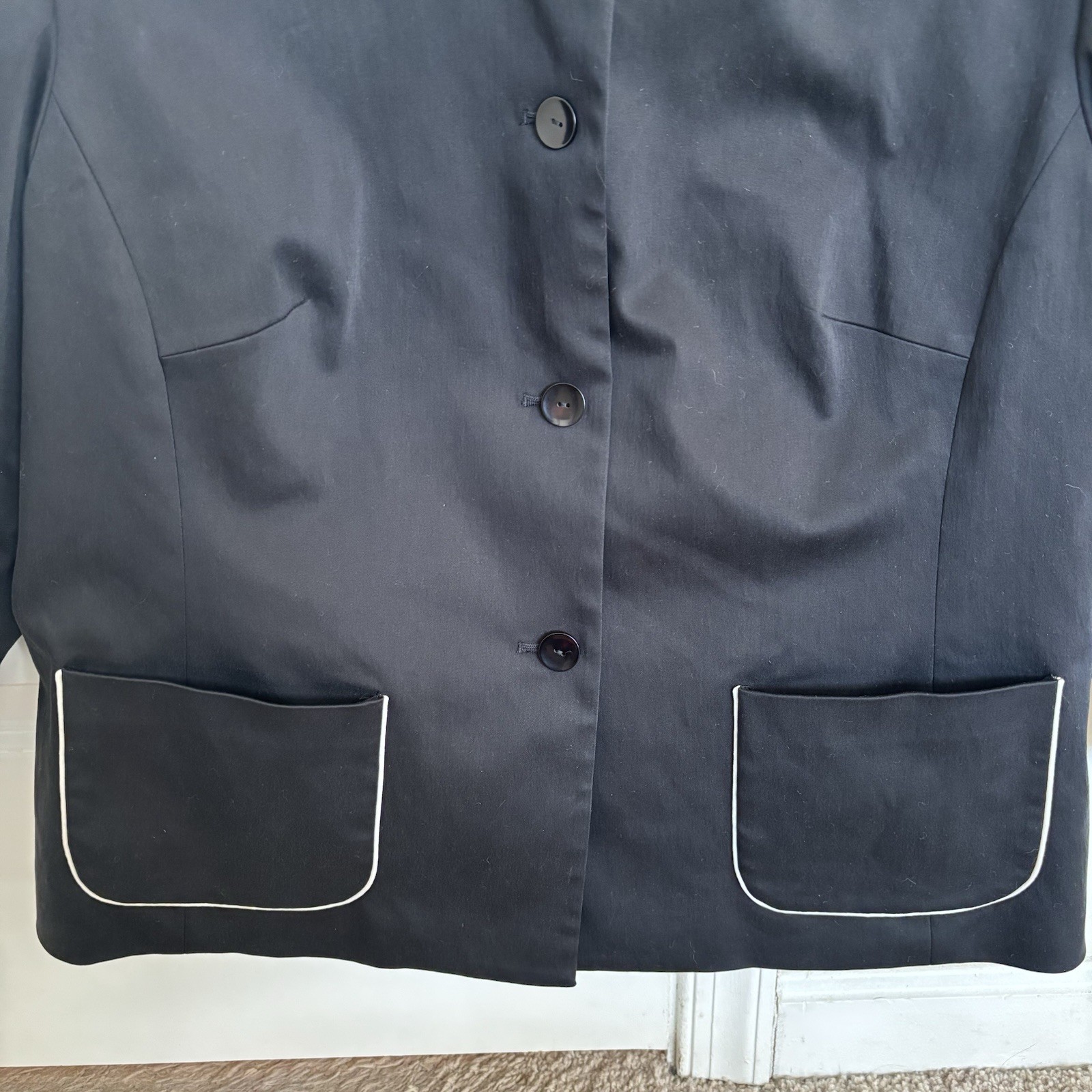 Pendleton Vintage Black Blazer Jacket Women’s Siz… - image 2