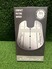 NEW PuttOut Unisex Compact Putting Mirror, Silver, One Size