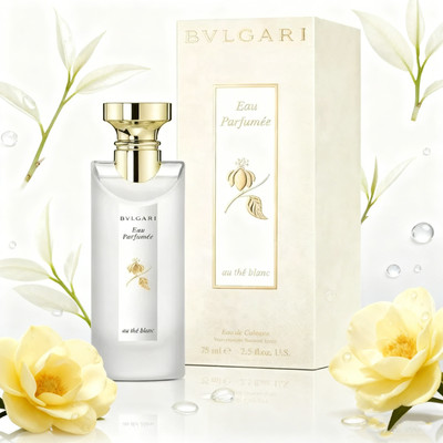 Eau Parfumee Au The Blanc By Bvlgari 2.5 oz/75 ml Eau de Cologne Spray NEW