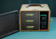 Vintage 118 Stereo Realist Kodak 3D Slides 1950s Baja Case David White Viewer