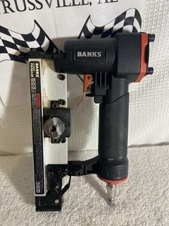 Banks 23 Gauge Pin Nailer Air Gun 64143 Trim Moulding Carpentry Tools👍