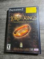 Lord of the Rings: Fellowship of the Ring (PlayStation 2, 2002) PS2 Complete CIB