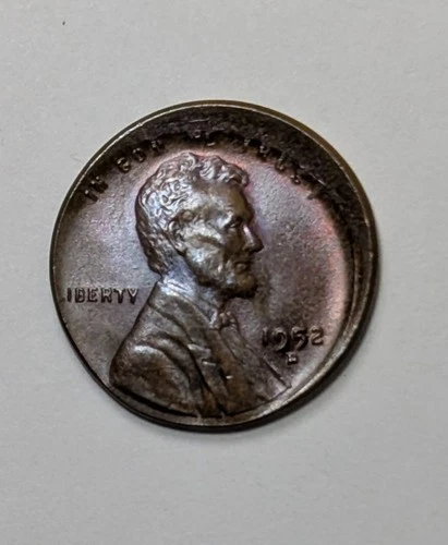 Photo of a 1952-D Lincoln Wheat Cent from an eBay listing that sold on Jul 17, 2026